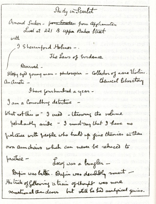 Arthur CONAN DOYLE: vous avez dit Holmes? - les récits originaux et la série Granada - Page 14 Studyi11