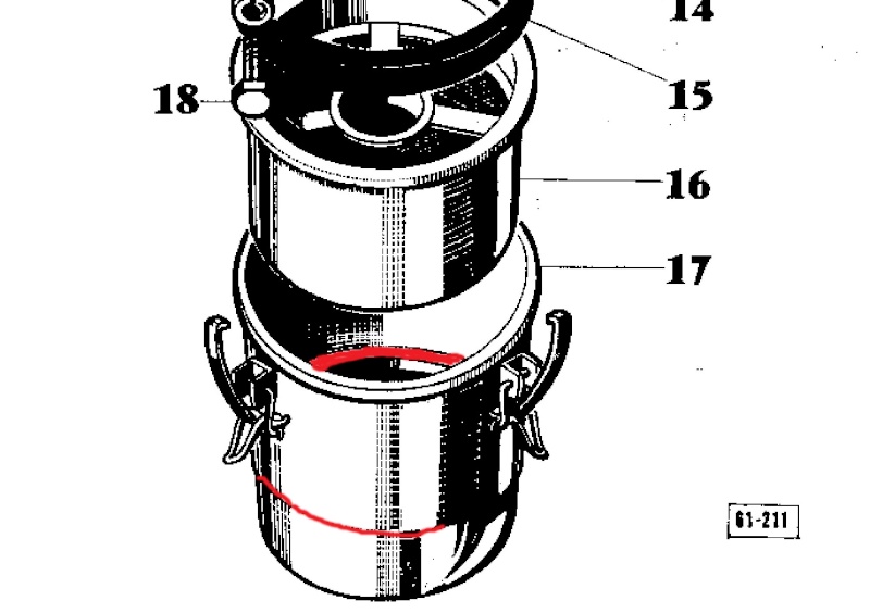 Filtre a air bain d'huile d'un massey 35X Mf_35_10