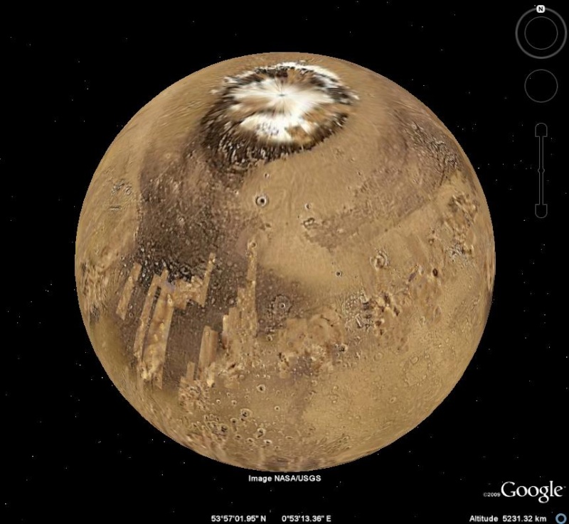 Google earth version 5.0 A_mars10