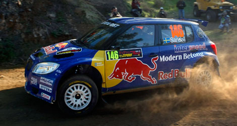 La FABIA 2 en WRC en photos Redbul10