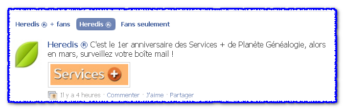 Service +, un an déjà ! 1167