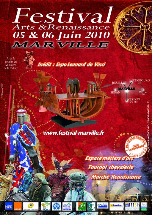 Festival Arts et Renaissance de Marville 5-6 juin 2010 Affich10