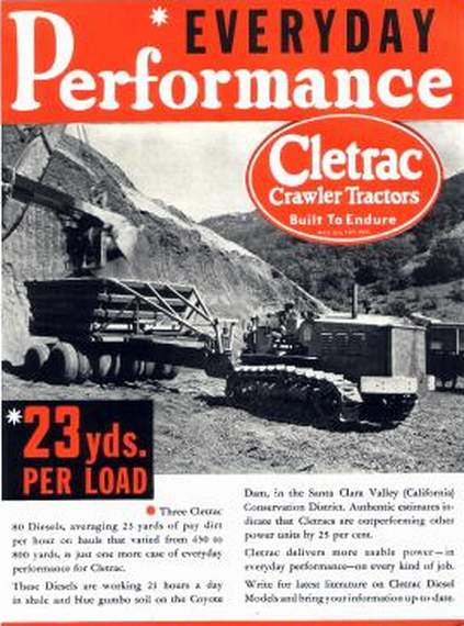 CLETRAC - CLETRAC la chenille américaine 8110