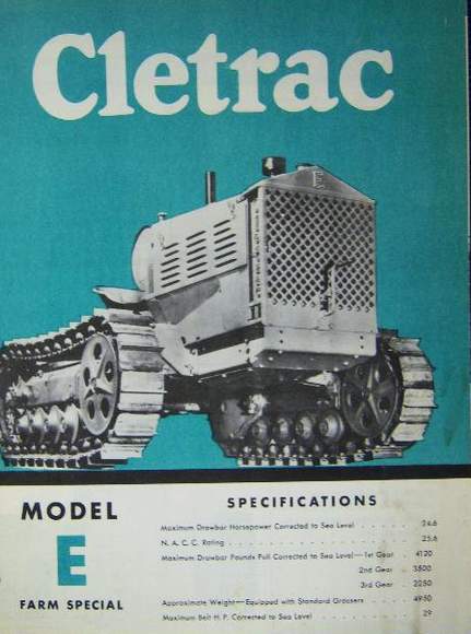 CLETRAC - CLETRAC la chenille américaine 9910