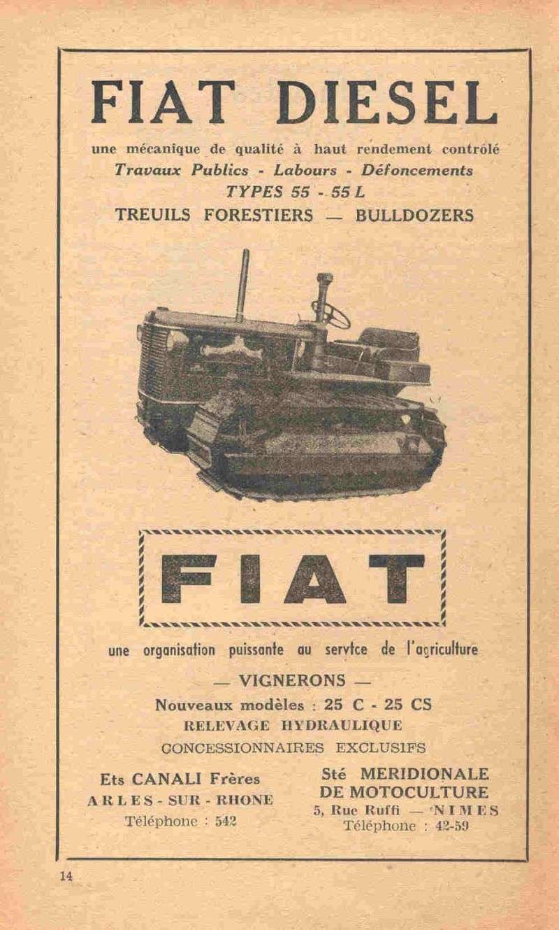 Tracteurs à chenilles FIAT et O.M. Fiat1010