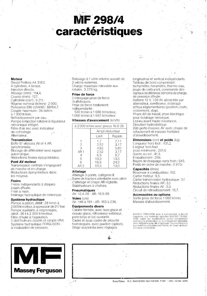 MASSEY-FERGUSON en documentations Mf_29811