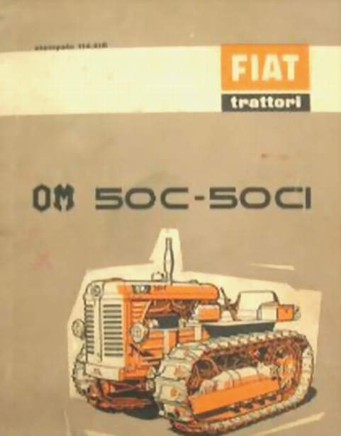 Tracteurs à chenilles FIAT et O.M. Om50cc10