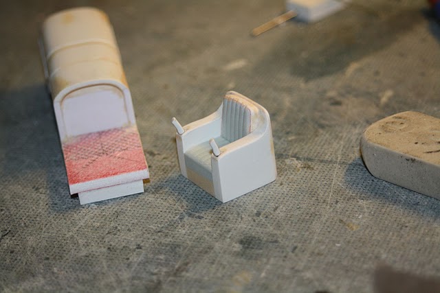 réalisation d'une série de miniatures du chenillard LICORNE Proto140