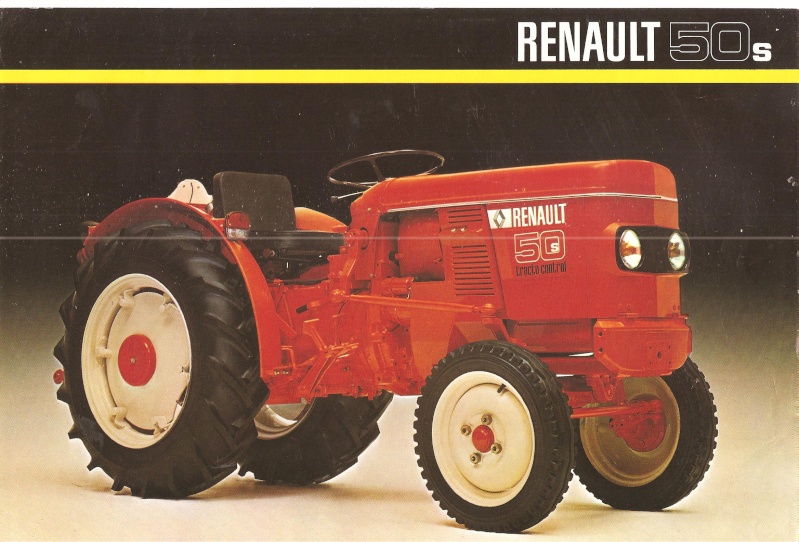 Tracteur étroit pour maraîchage Renaul11