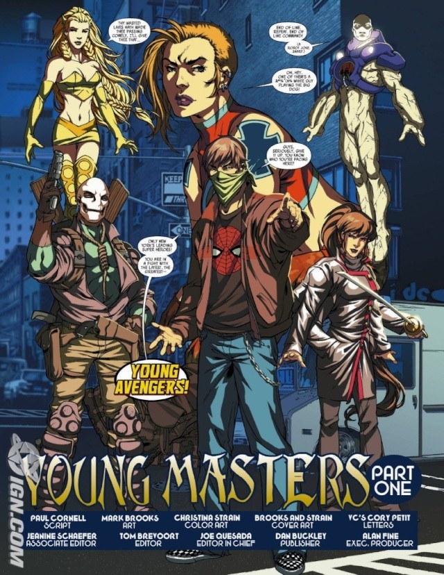 Dark Reign : Young Avengers # 1 (preview) Dark-r10