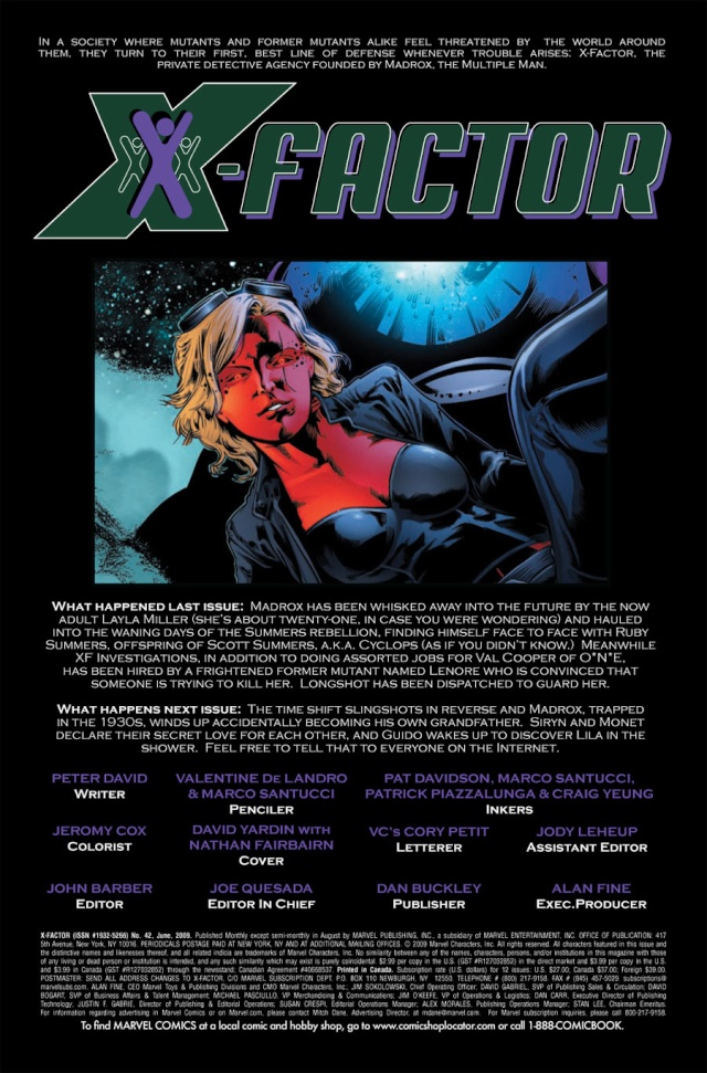 X-Factor #39-45 [Cover] - Page 7 Prv23818