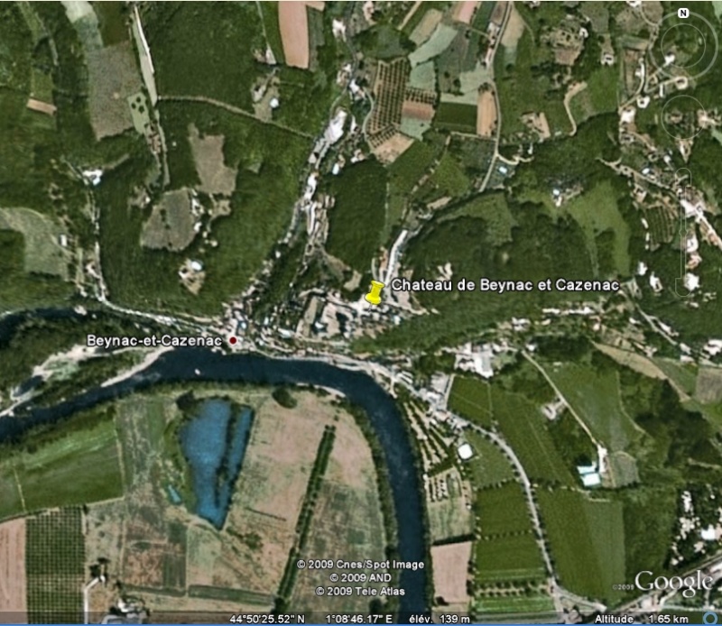 La France par ses timbres sous Google Earth - Page 12 Beynac11