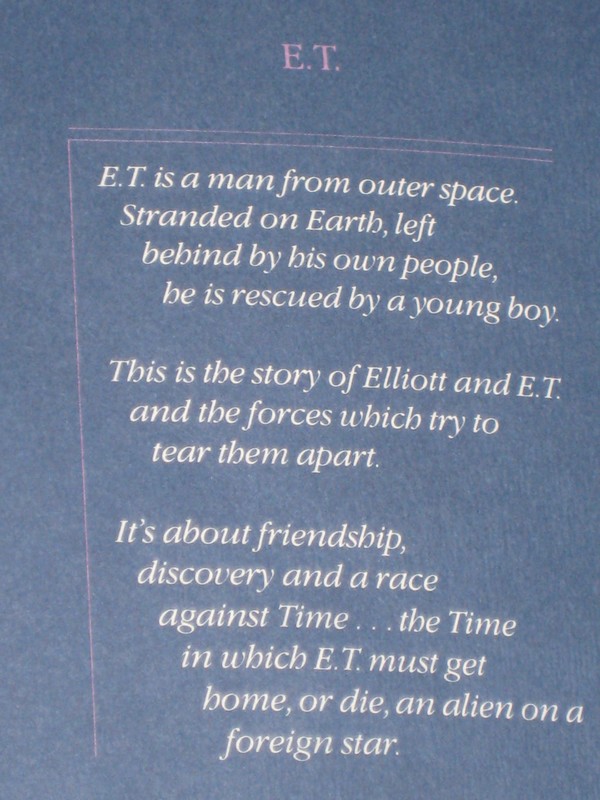 [E.T Story Book] Découverte en photos Texte10