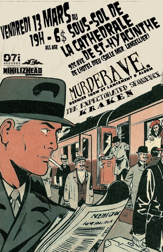 MURDERAVE. dernier show + lancement d'album Flyer110