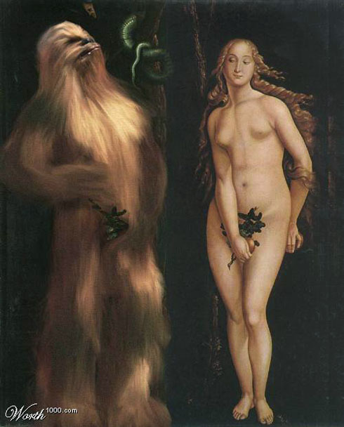 Adam et Eve façon Star Wars  40678310