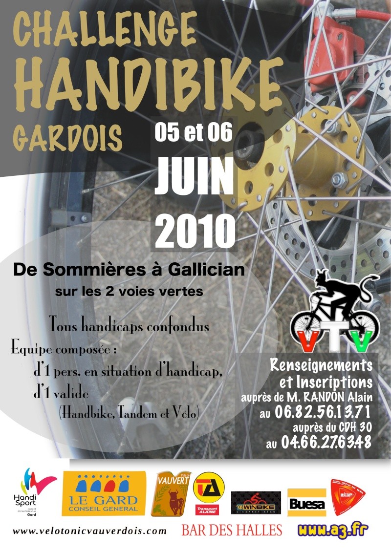 Challenge handibike Gardois / 5 et 6 juin 2010 Challe10