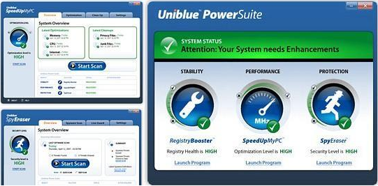 Uniblue Power Suite 2010 2.1.1.0 Adszjf10
