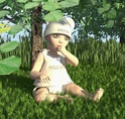 herbe - bébé dans l'herbe View_012