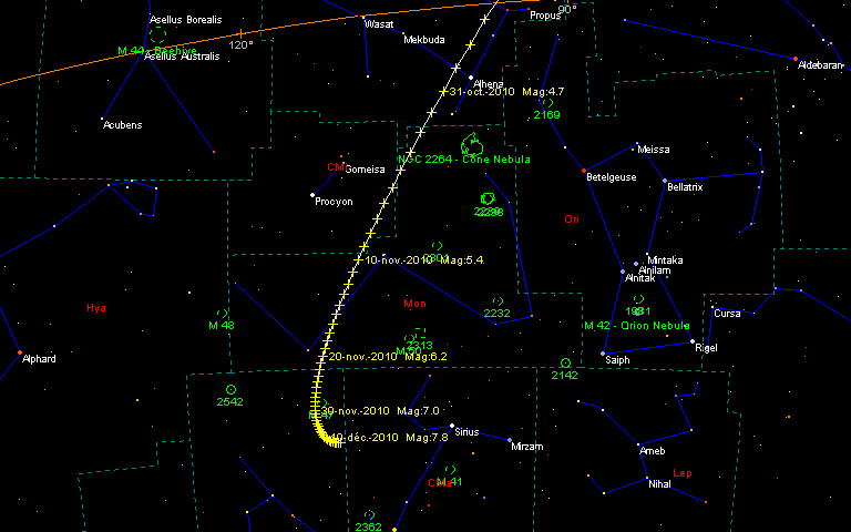 Hartley 2: Une occasion pour ceux qui veulent voir une comète!! 103p_i10
