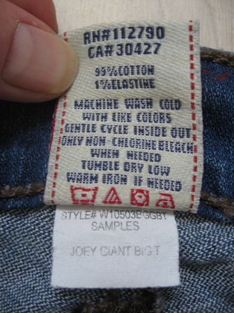 TRUE RELIGION Billy jeans, Giant Big T, Img_4616