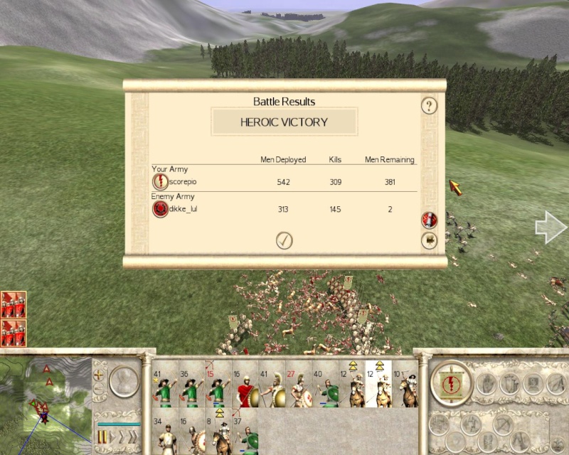 TORNOOI 1 : ROME TOTAL WAR. (UITSLAGEN EN STANDEN) Scorpi10