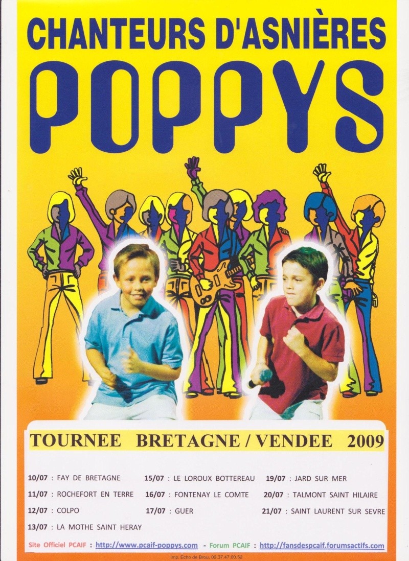 Publicité pour la prochaine Tournée en Bretagne et Vendée 2009 Affich11