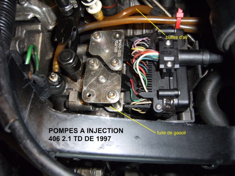 pompe - Fuite electrovanne pompe à injection epic lucas 406 SVDT de 1998