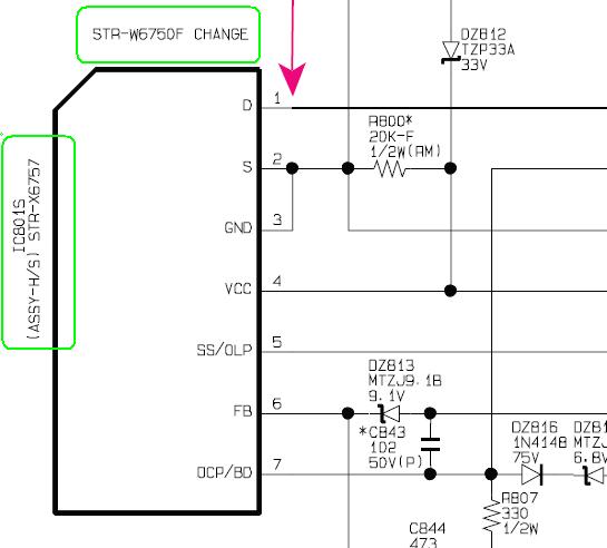 TV SAMSUNG  CL-21Z43MQ - Completamente apagada (resolvido) Fonte12