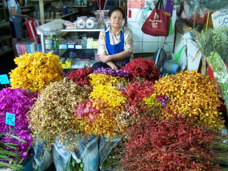 Marche aux fleurs coupées, Bangkok 100_8213
