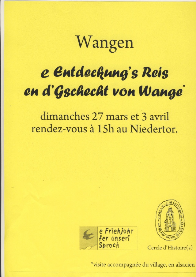 e Entdeckung's Reis en d' Gschecht von Wange dimanches 27 mars et 3 avril 2011 Image172