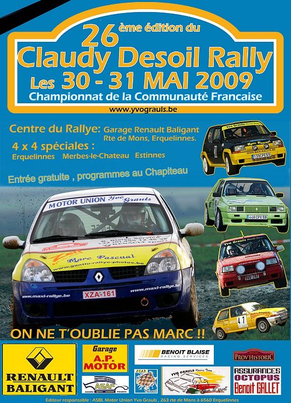 [Claudy Desoil rally] 30 et 31 mai infos, engags ..... 12408610