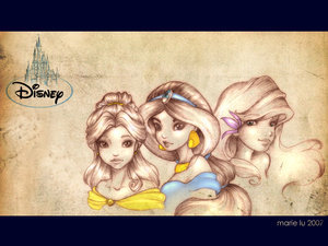 Dessins sur les plus belles Princesses Disney Ensemble Prince76