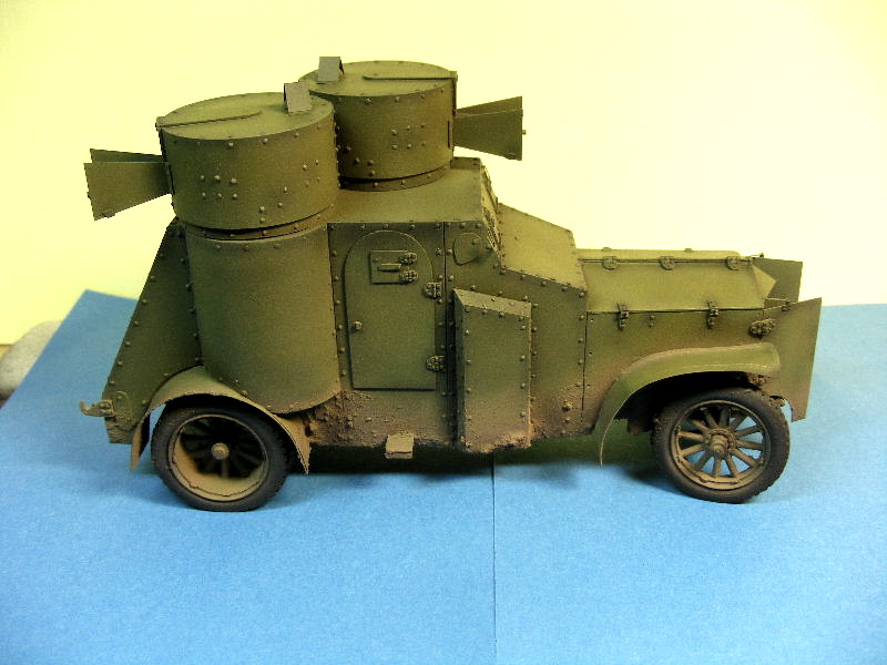 Armstrong-Whitworth- Fiat (Izorski) Russian armored Car WW I Peintu10