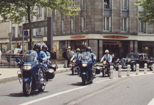 (N°15)Le bleu des véhicules de la Gendarmerie Nationale Française. Motard12