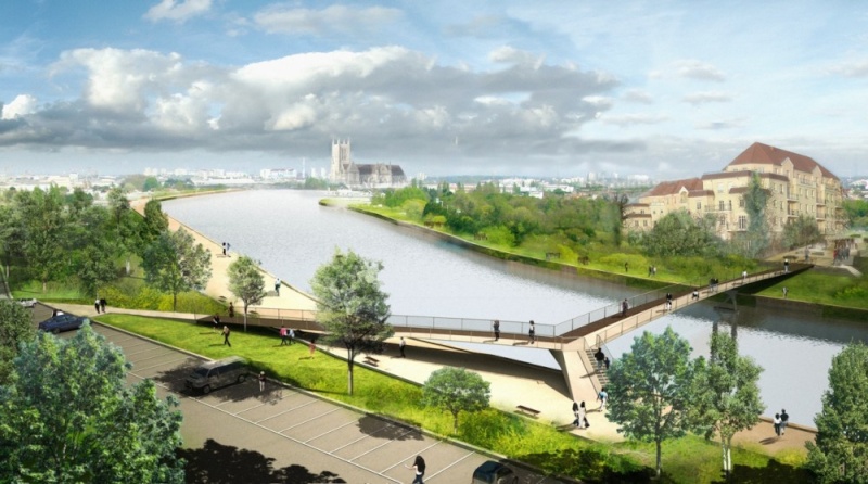 La passerelle Luxembourg 12944211