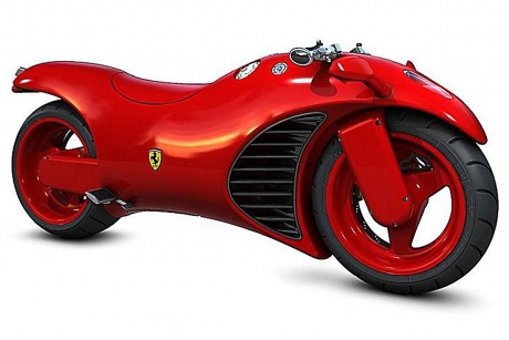 Le concept moto aux couleurs de Ferrari Concep13