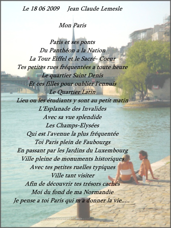 mon Paris poeme de jcl Le_18_10