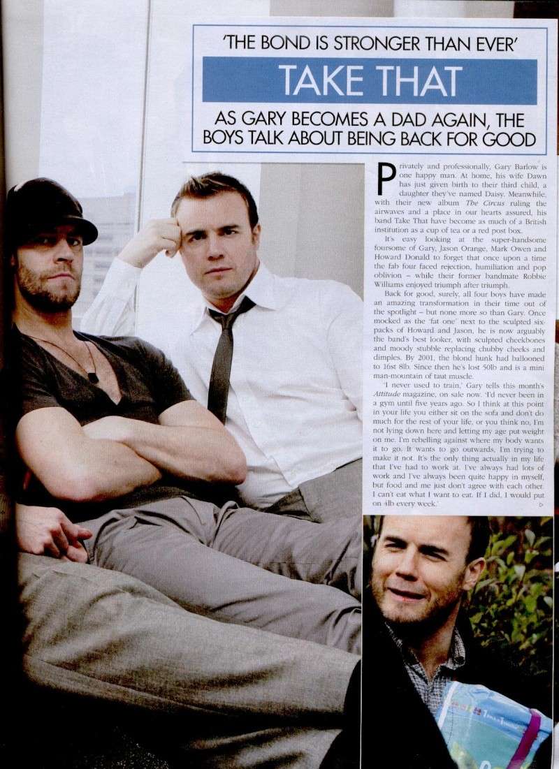 Ok magazine 27.1.09 interview with Gary and How Ok110