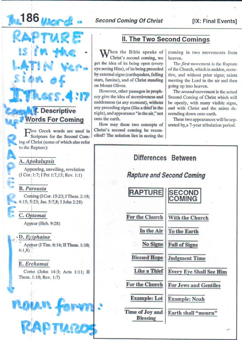 TOPIC I : FUTURE EVENTS / RAPTURE, REBUILDING OF THE 3RD TEMPLE, JUDGMENT SEAT OF CHRIST, MARRIAGE SUPPER OF THE LAMB, TRIBULATION PERIOD, RUSSIAN INVASION, BATTLE OF ARMAGGEDDON, SECOND COMING IN GREAT POWER, SATAN IN BOTTOMLESS PIT, ETC.... St610