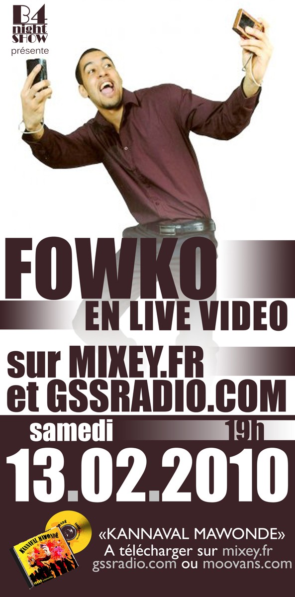 Fowko en Live à Before Night Samedi 13 février 14h Antilles 19h Metropole Fowko-10