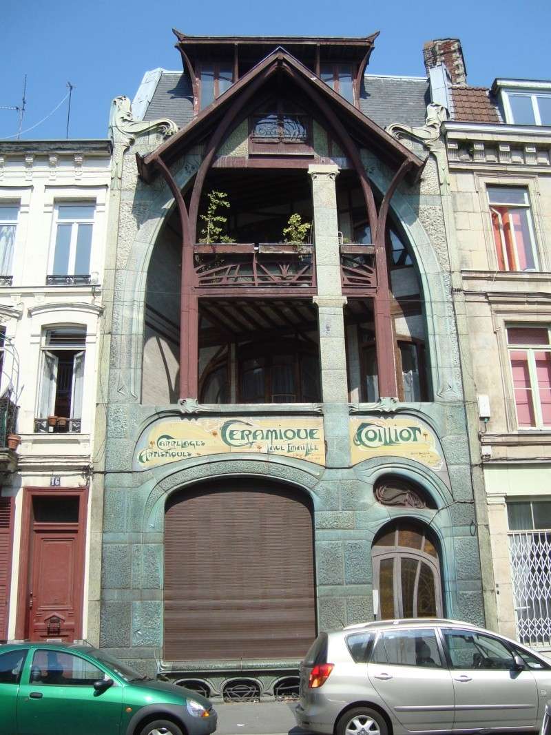 STREET VIEW : les maisons art nouveau  Maison16