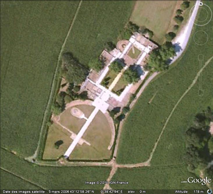 Les villas gallo-romaines sous Google Earth Villa11