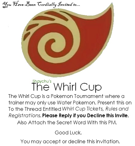 Whirl Cup Tickets, Rules and Registrations.  Final Round! Whirlc13