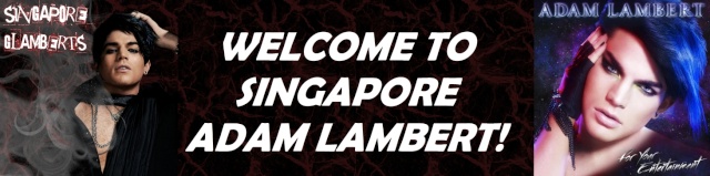 WELCOME ADAM TO SINGAPORE! Banner10