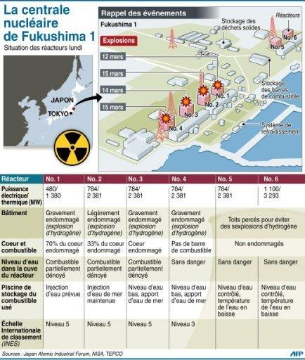 Catastrophe nucléaire au Japon : articles, infos, cartes et schémas. Situat10