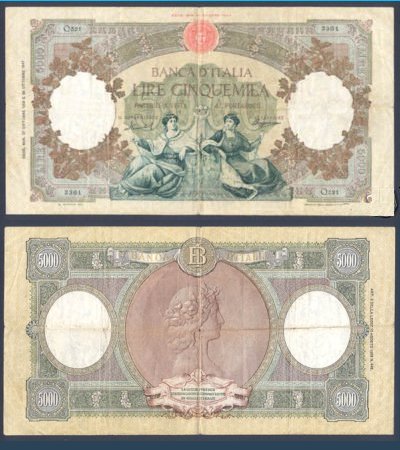 quale la banconota italiana che ricordate con affetto particolare? 1714