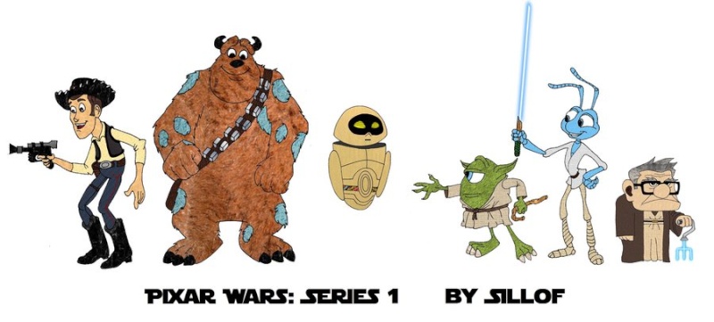 Pixar Wars Series 1 Group Pixar_10