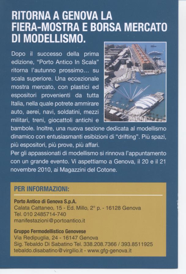  mostra  mercato di  modellismo ospitata al Porto Antico di Genova Porto_11