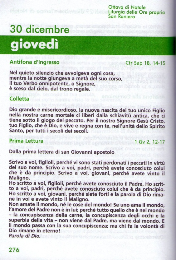 giovedì 30 dicembre 27610