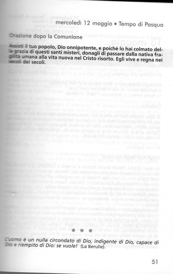 MERCOLEDì 12 maggio Pg5111